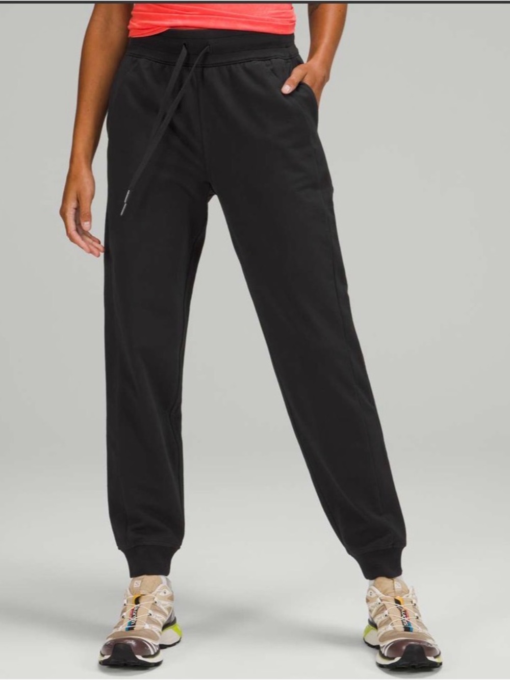 lululemon athletica Black Scuba High Rise Jogger